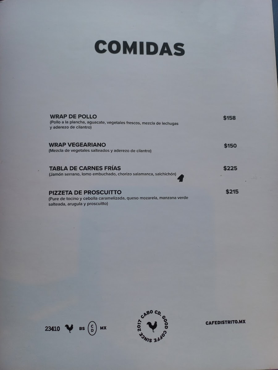 Cafe Distrito 23410 Menu 9