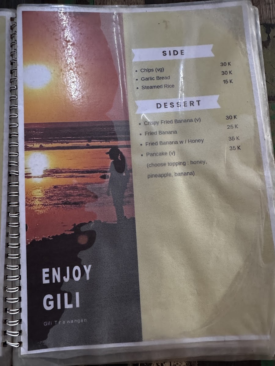 Enjoy Gili Cafe & Resto Menu 2