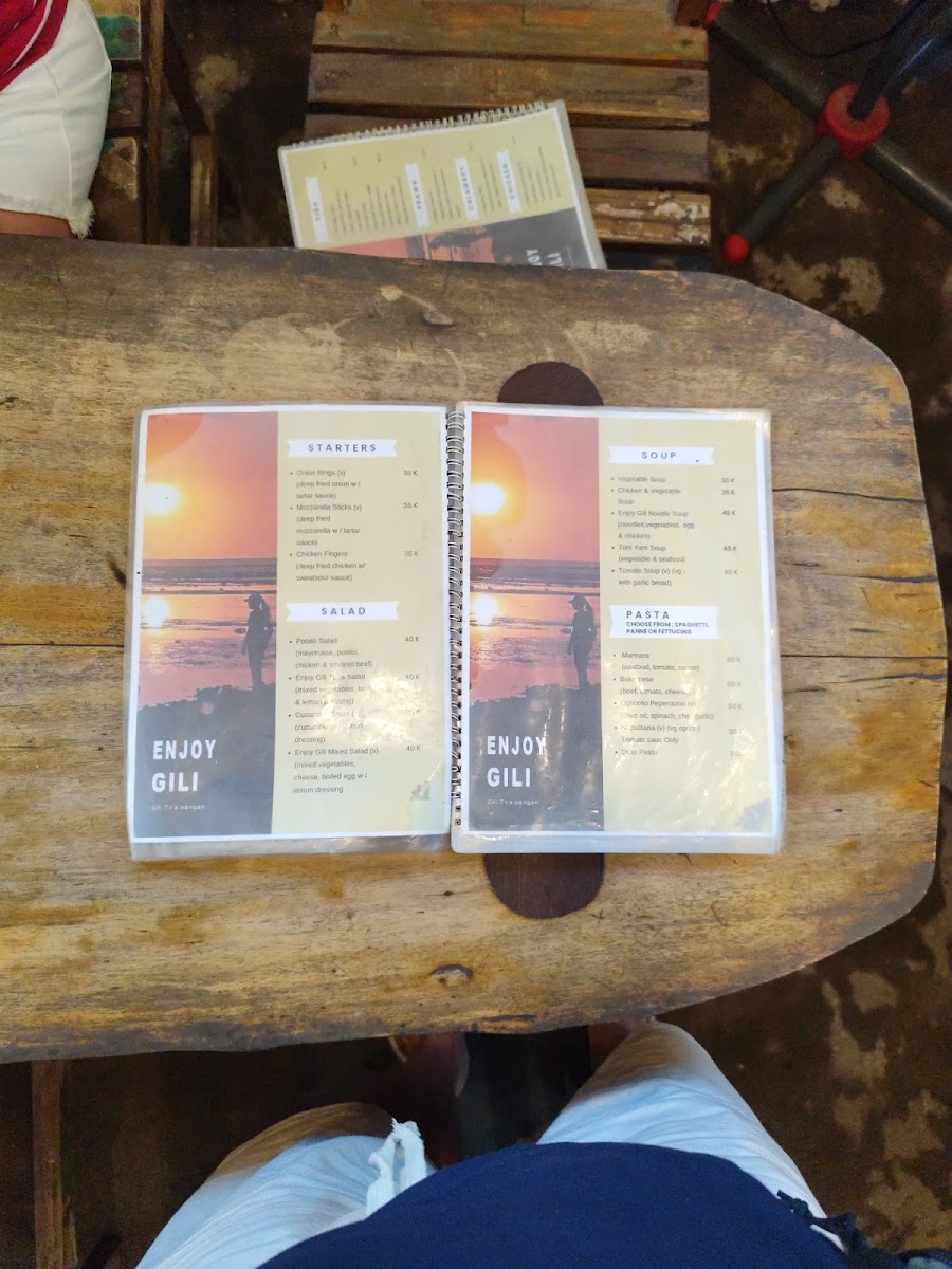 Enjoy Gili Cafe & Resto Menu 4