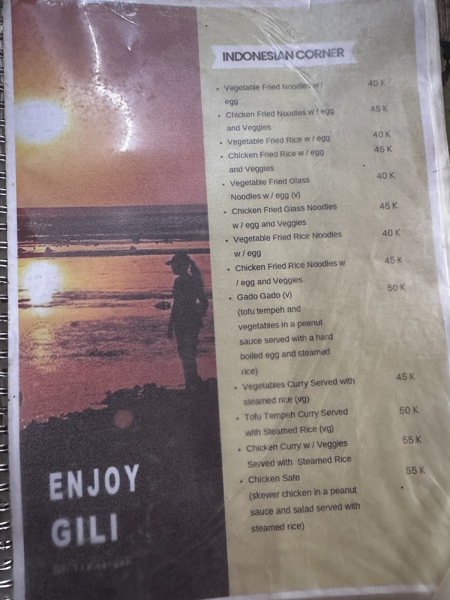 Enjoy Gili Cafe & Resto Menu 5