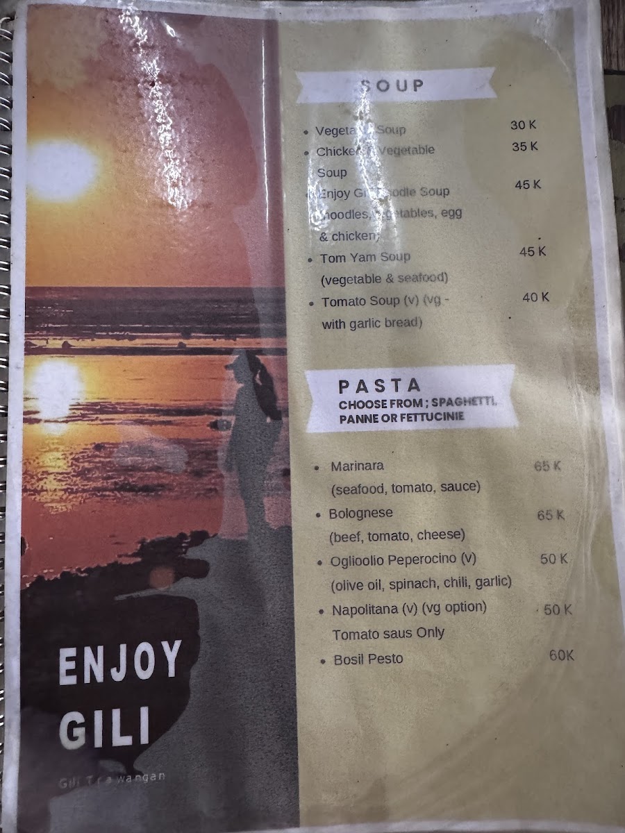 Enjoy Gili Cafe & Resto Menu 7