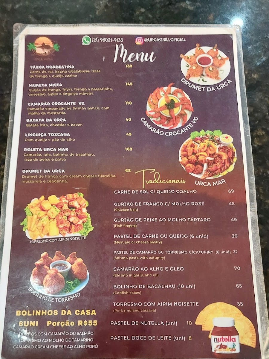 Urca Grill Menu 10