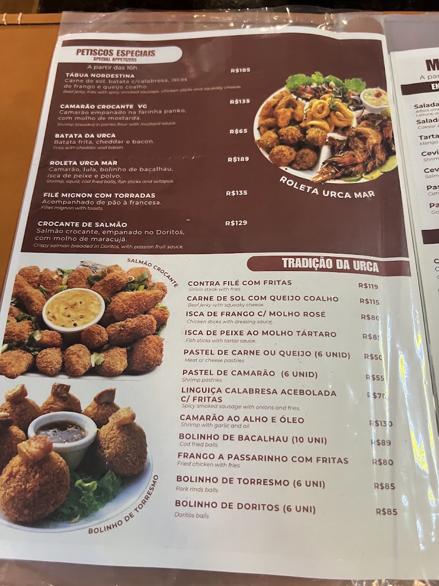 Urca Grill Menu 6