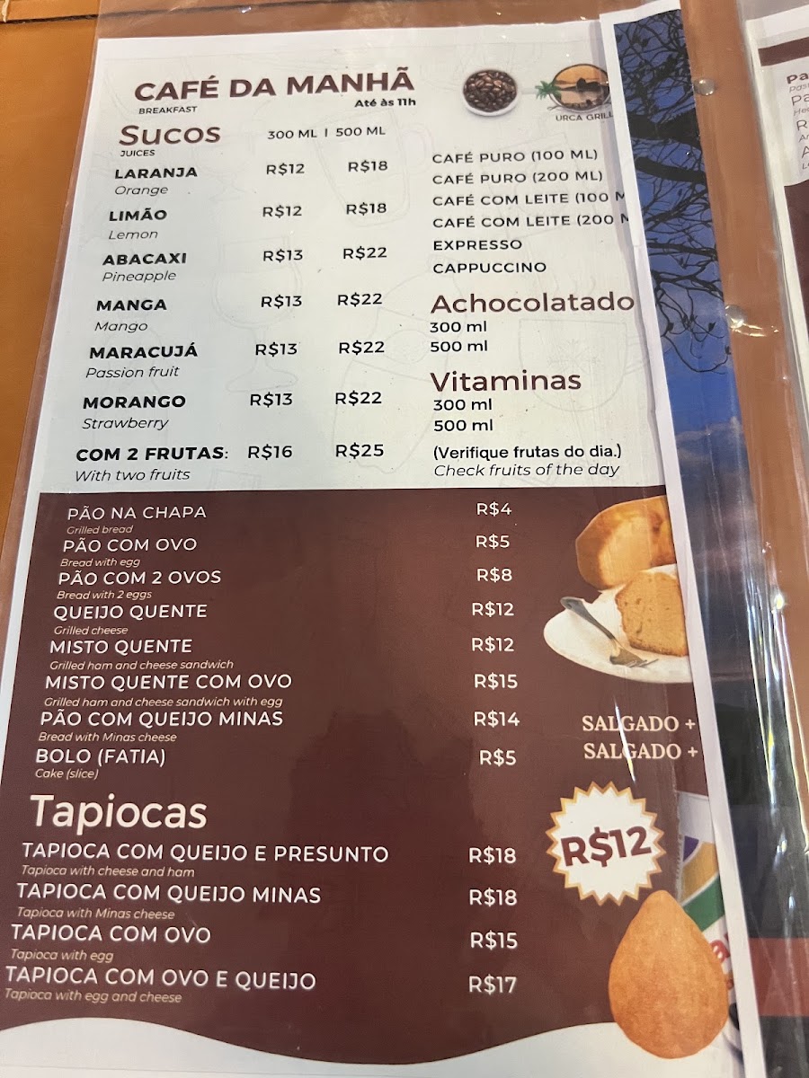 Urca Grill Menu 7