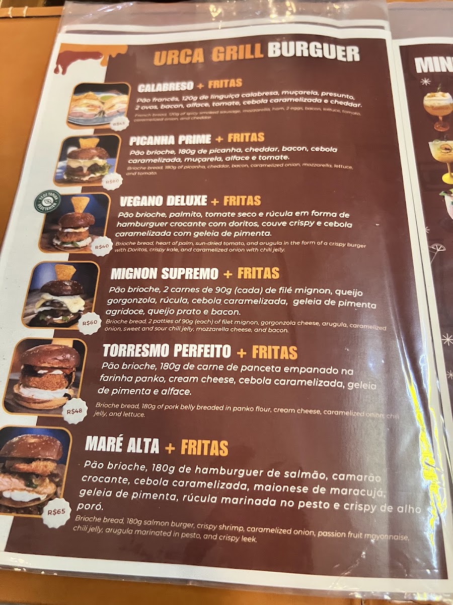 Urca Grill Menu 9