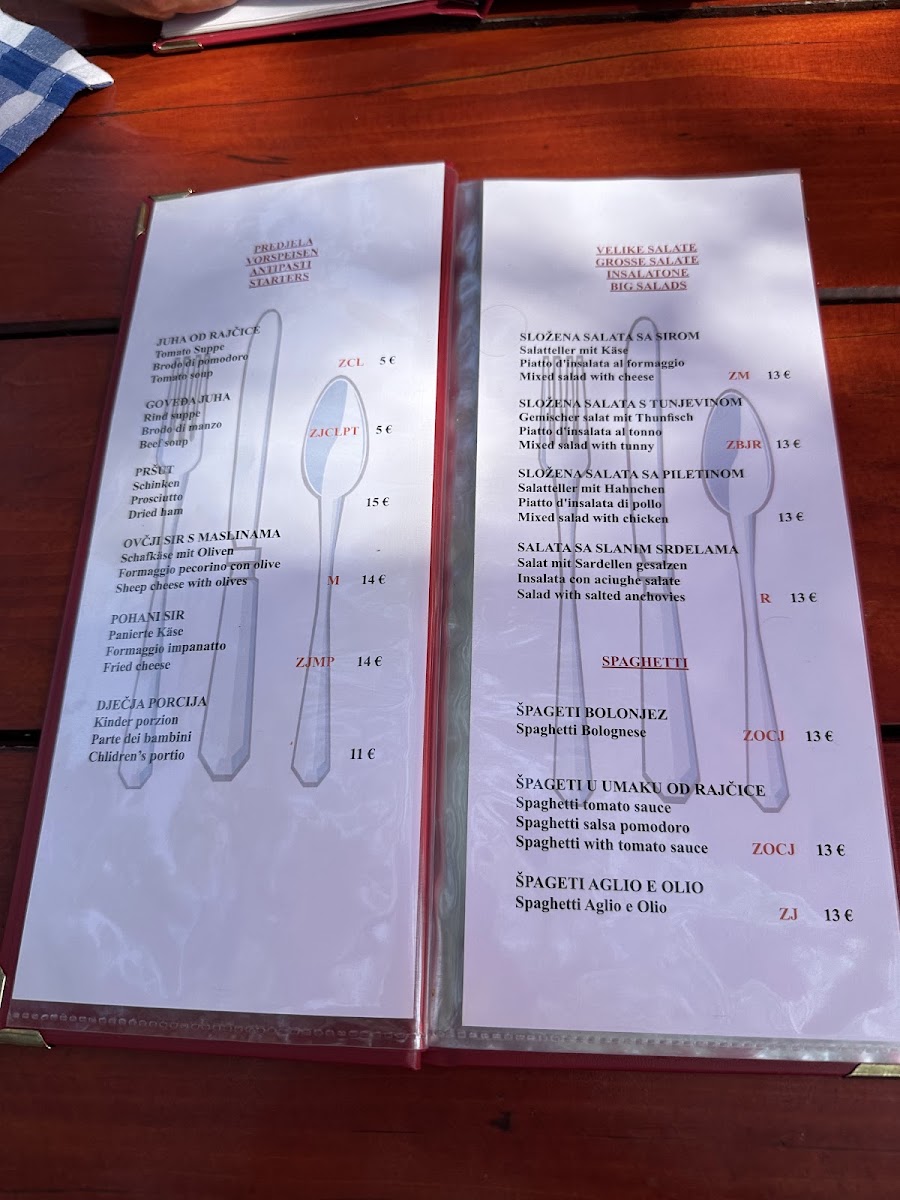 Grill Alan Menu 1