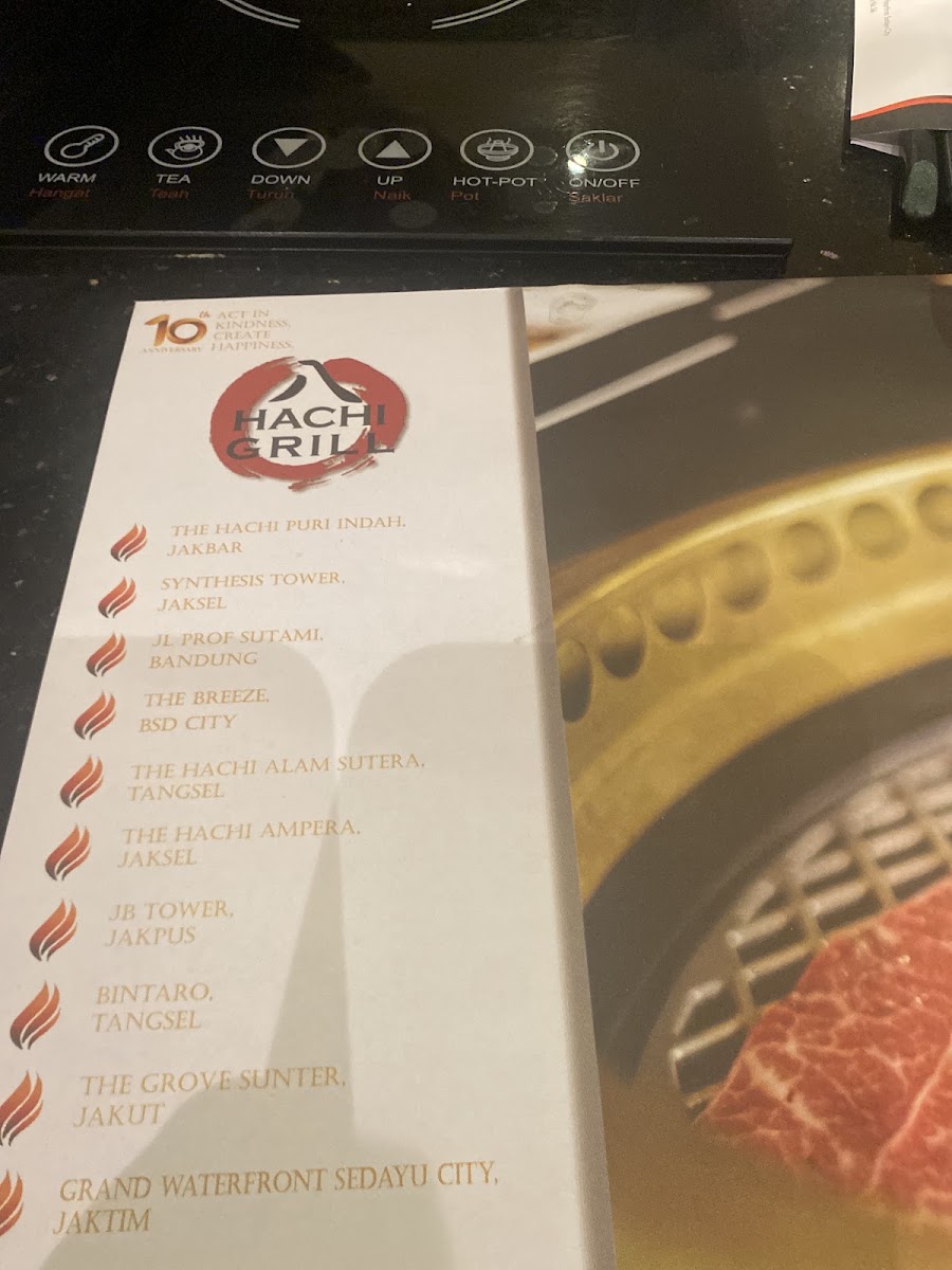 Hachi Grill Gatot Subroto Menu 6