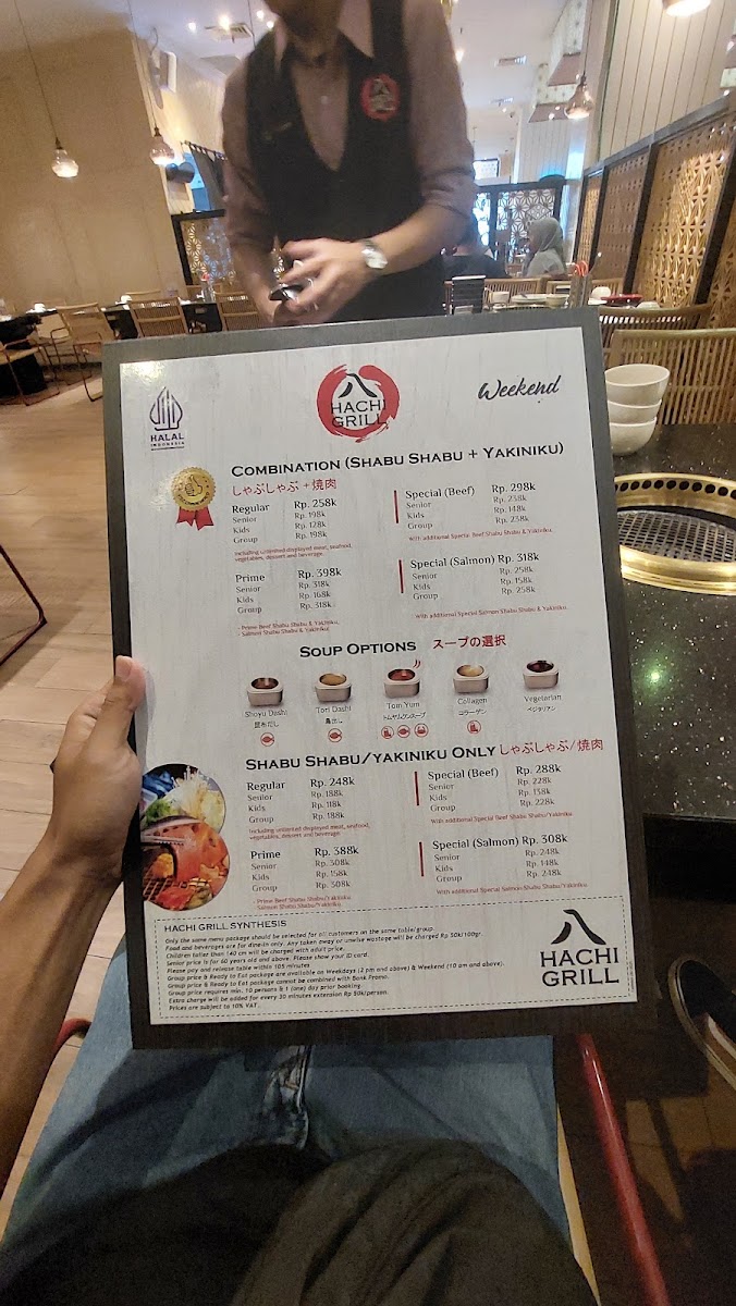 Hachi Grill Gatot Subroto Menu 8