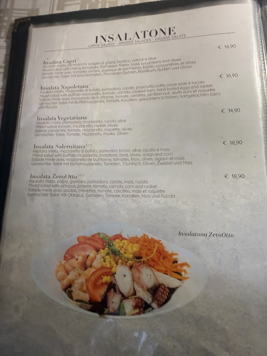 Ristorante Al56zeroOtto Menu 9