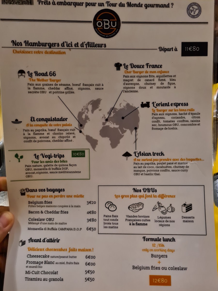 OBU - Organisation des Burgers Unis Menu 9