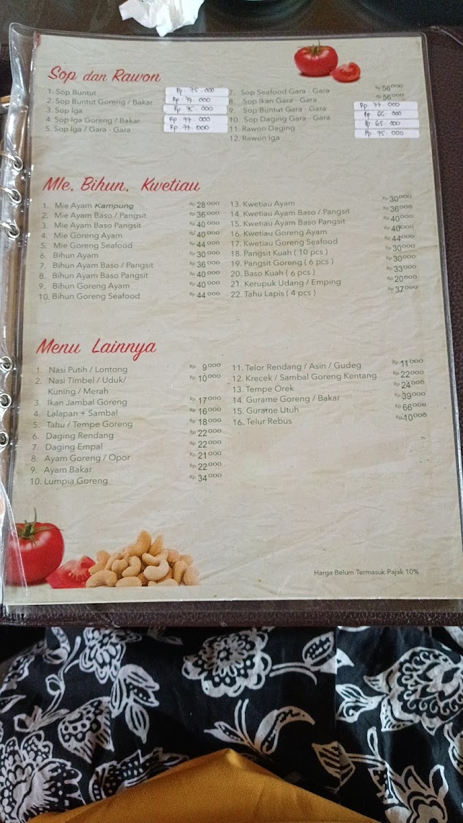 Gado Gado Boplo Menu 4