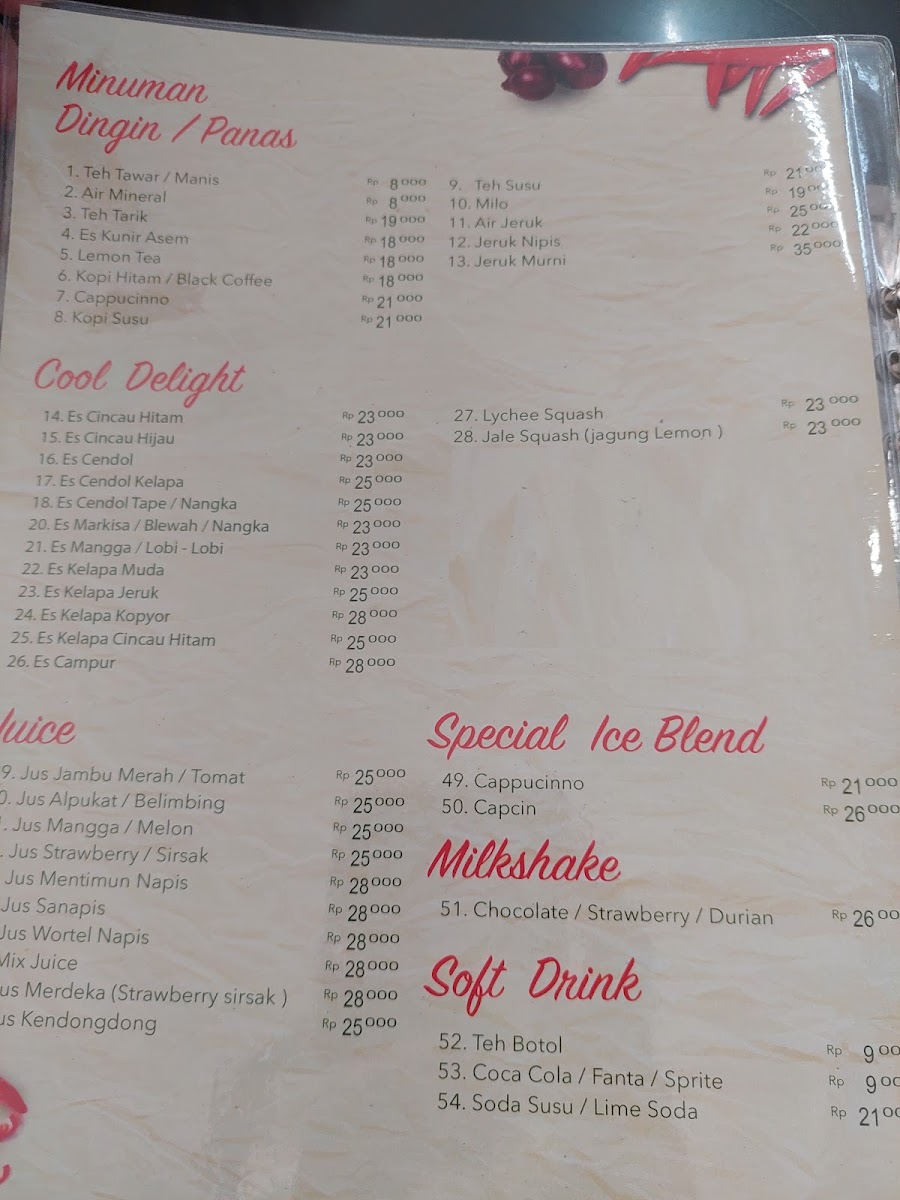 Gado Gado Boplo Menu 8