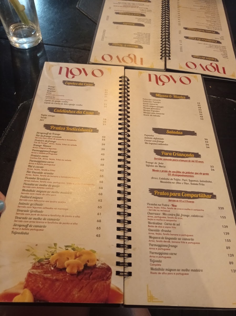 Restaurante Novo Menu 5