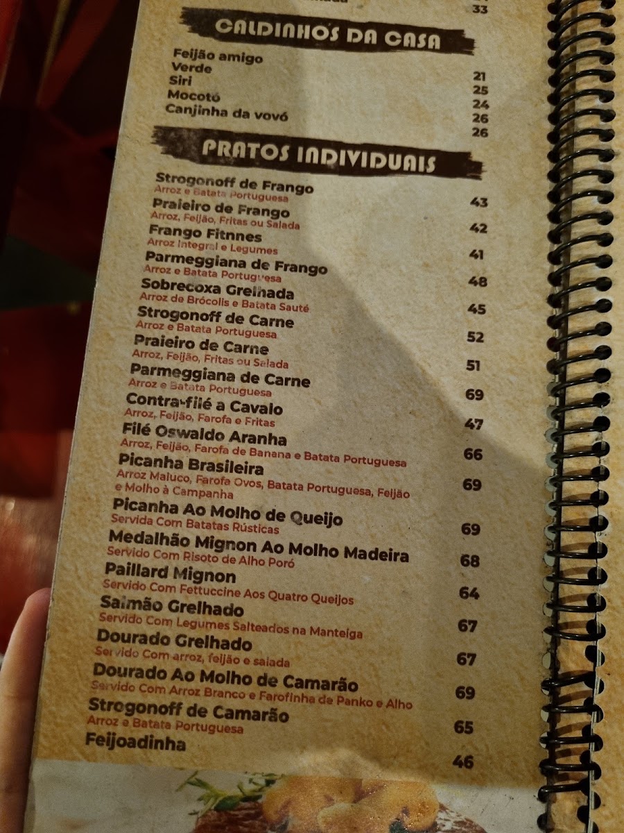 Restaurante Novo Menu 8