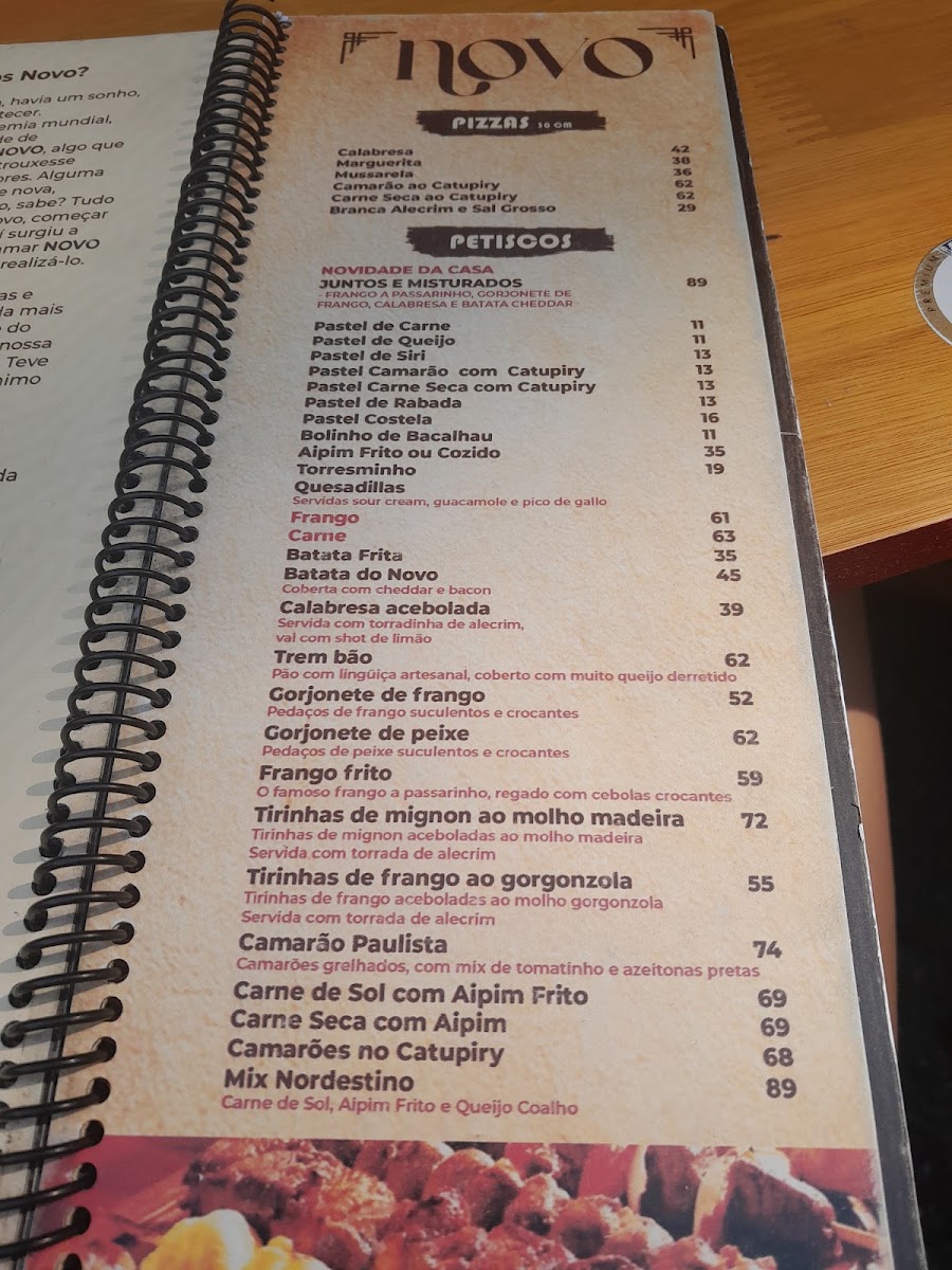 Restaurante Novo Menu 9