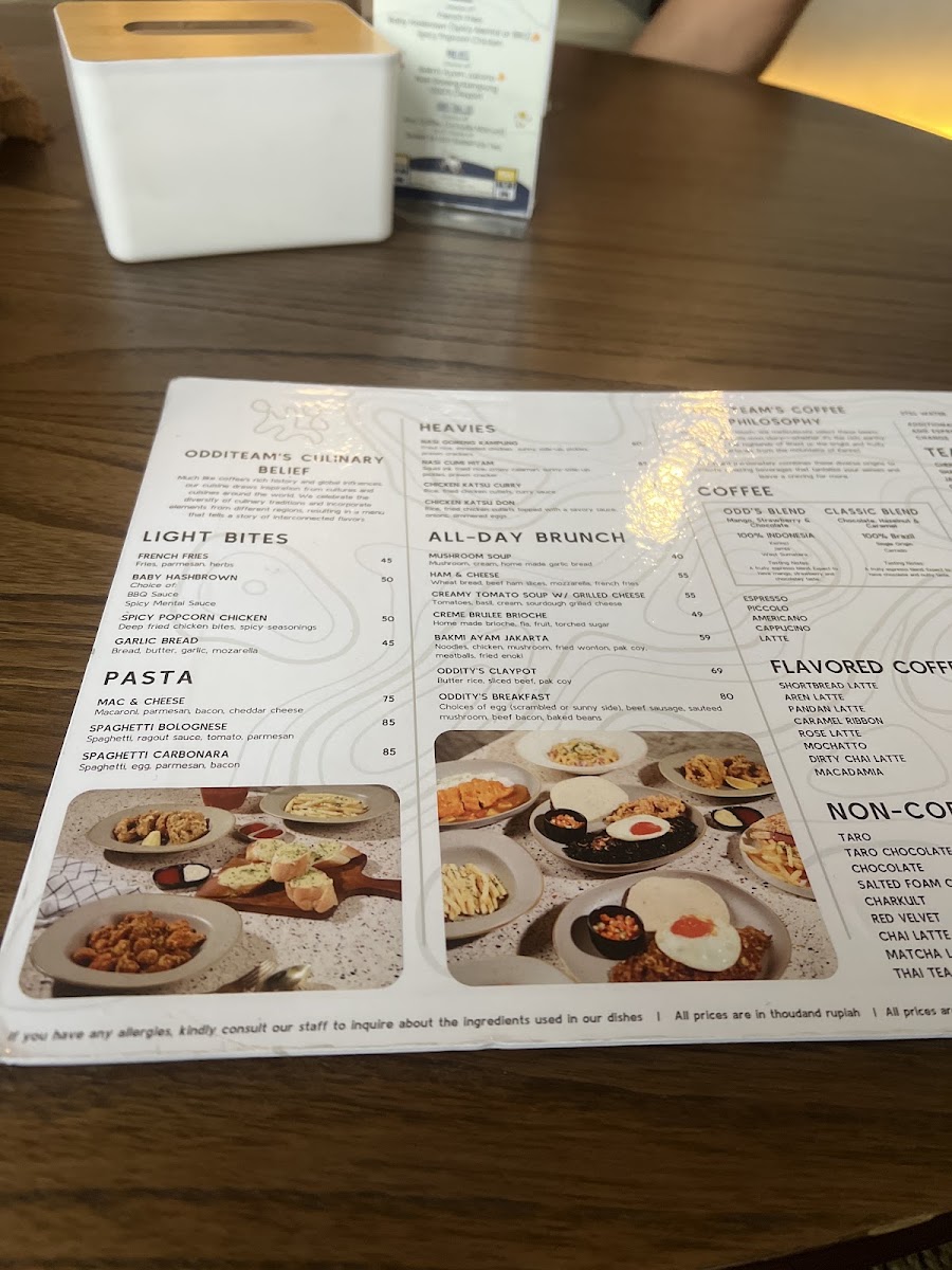 Oddity Coffee Menu 10