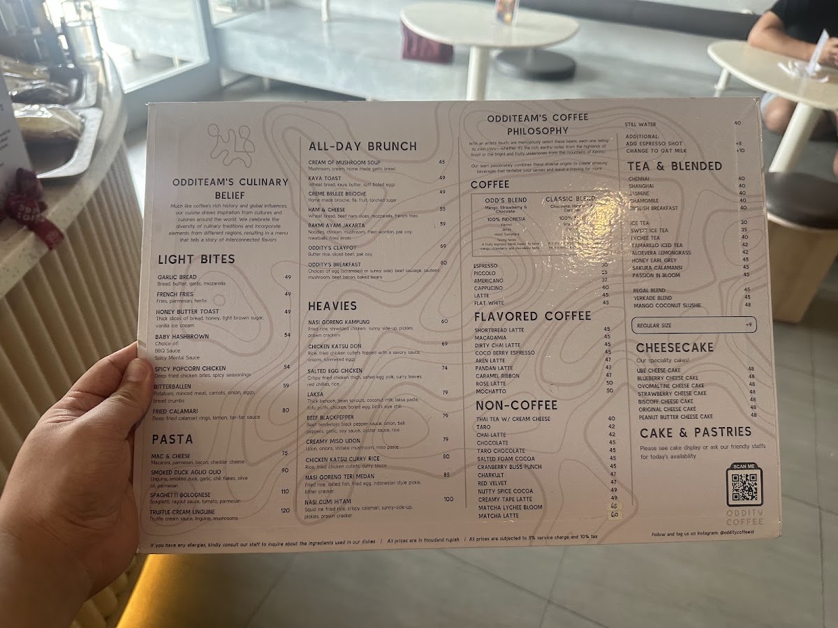 Oddity Coffee Menu 4