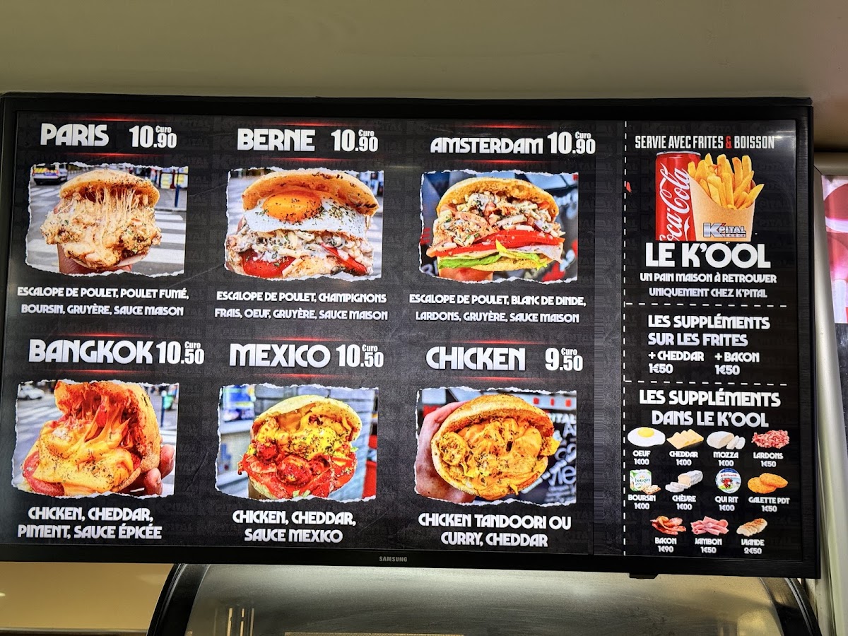 K'pital Menu 1