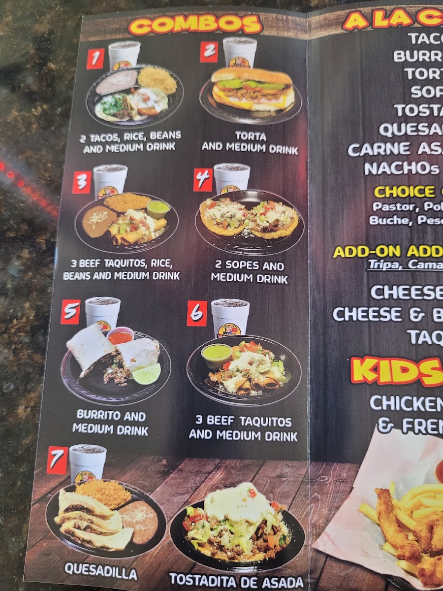 Tacos Los Compadres Menu 1