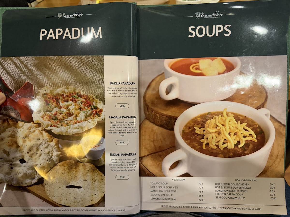 Queen's Tandoor Menu 4