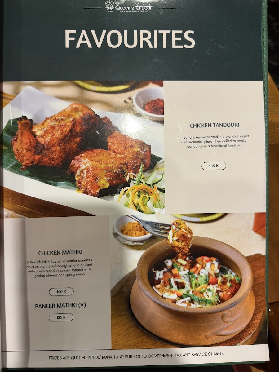 Queen's Tandoor Menu 7