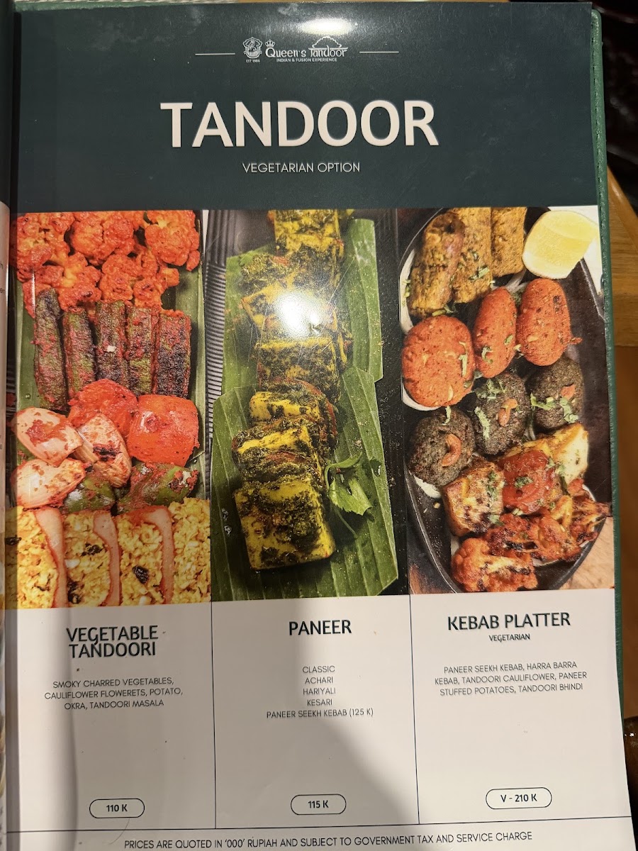 Queen's Tandoor Menu 8