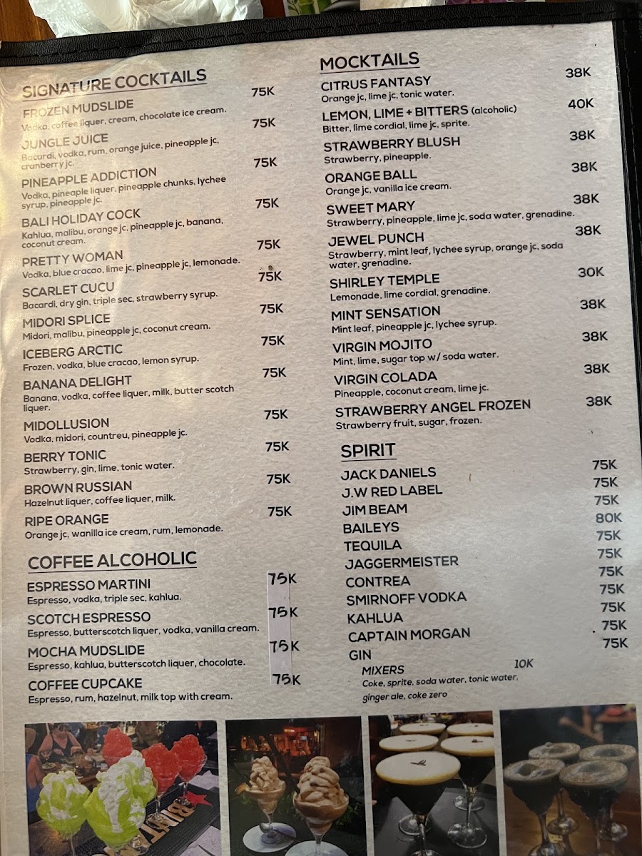 Chapter 2 Restaurant & Bar Menu 6