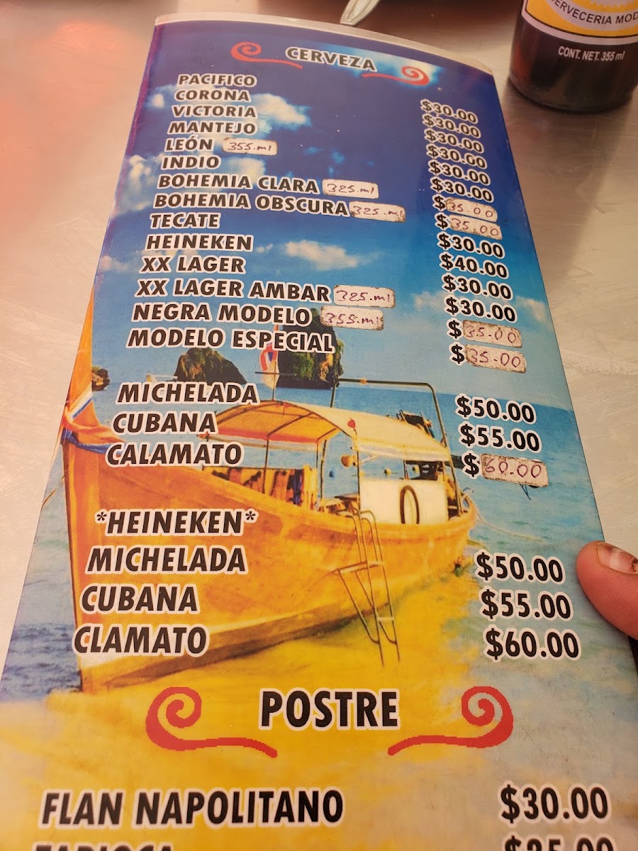Marisquería El Güero Menu 8