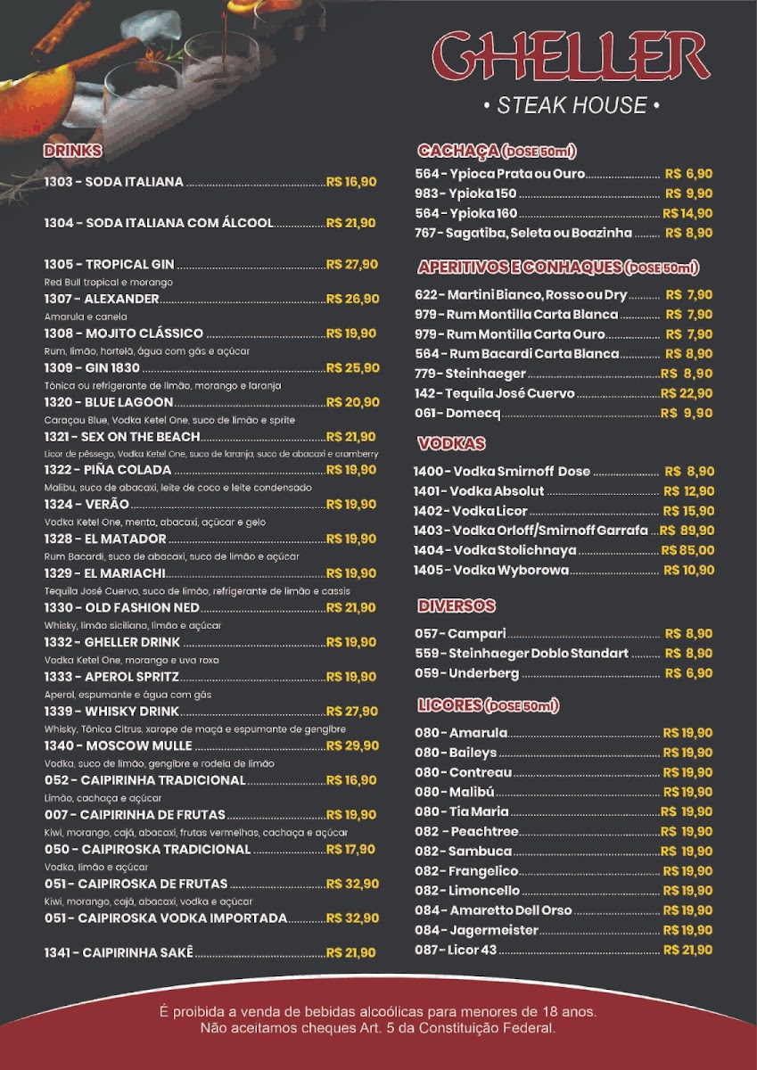 Churrascaria Gheller Menu 1