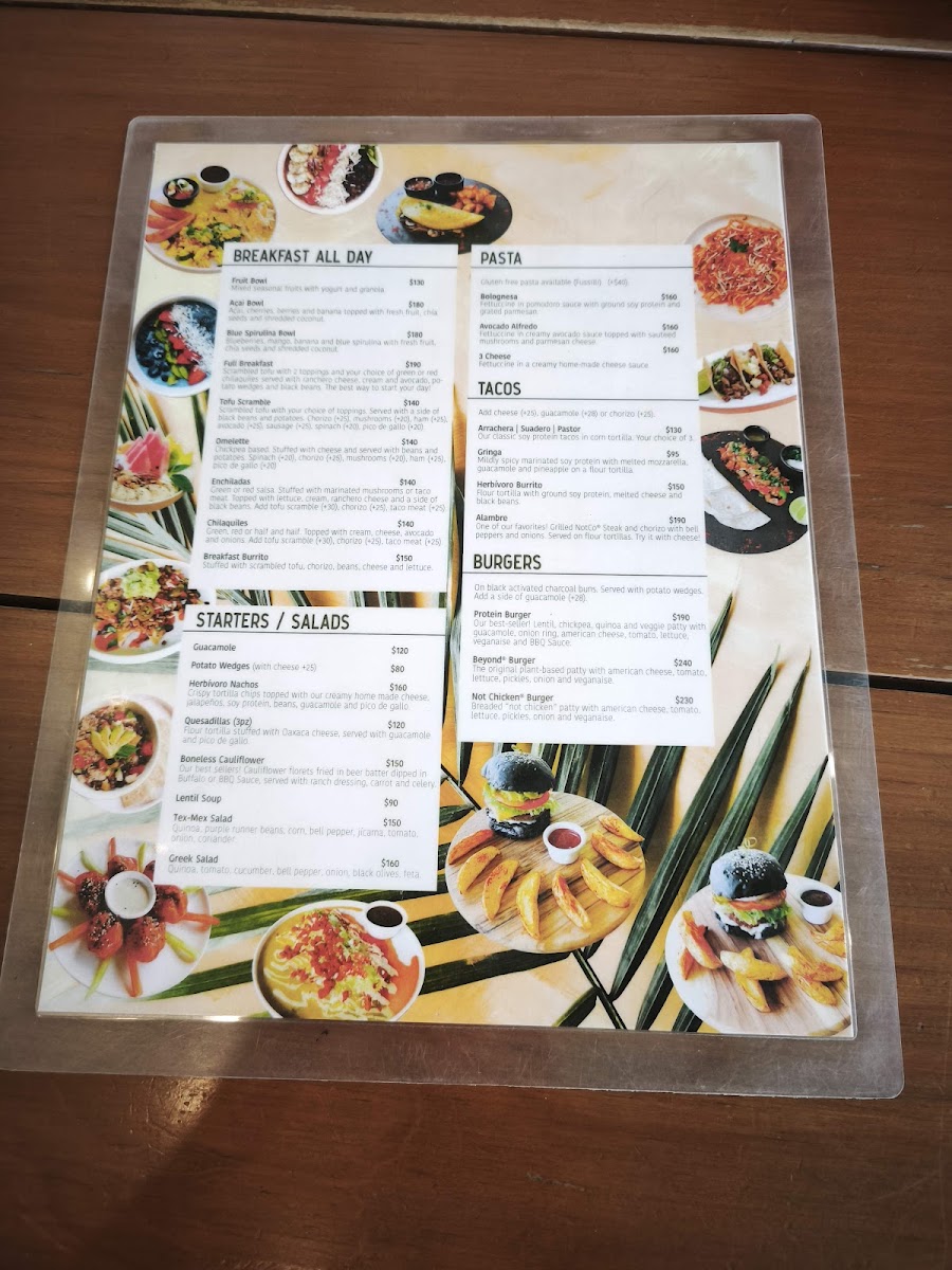 Herbívoro Menu 1