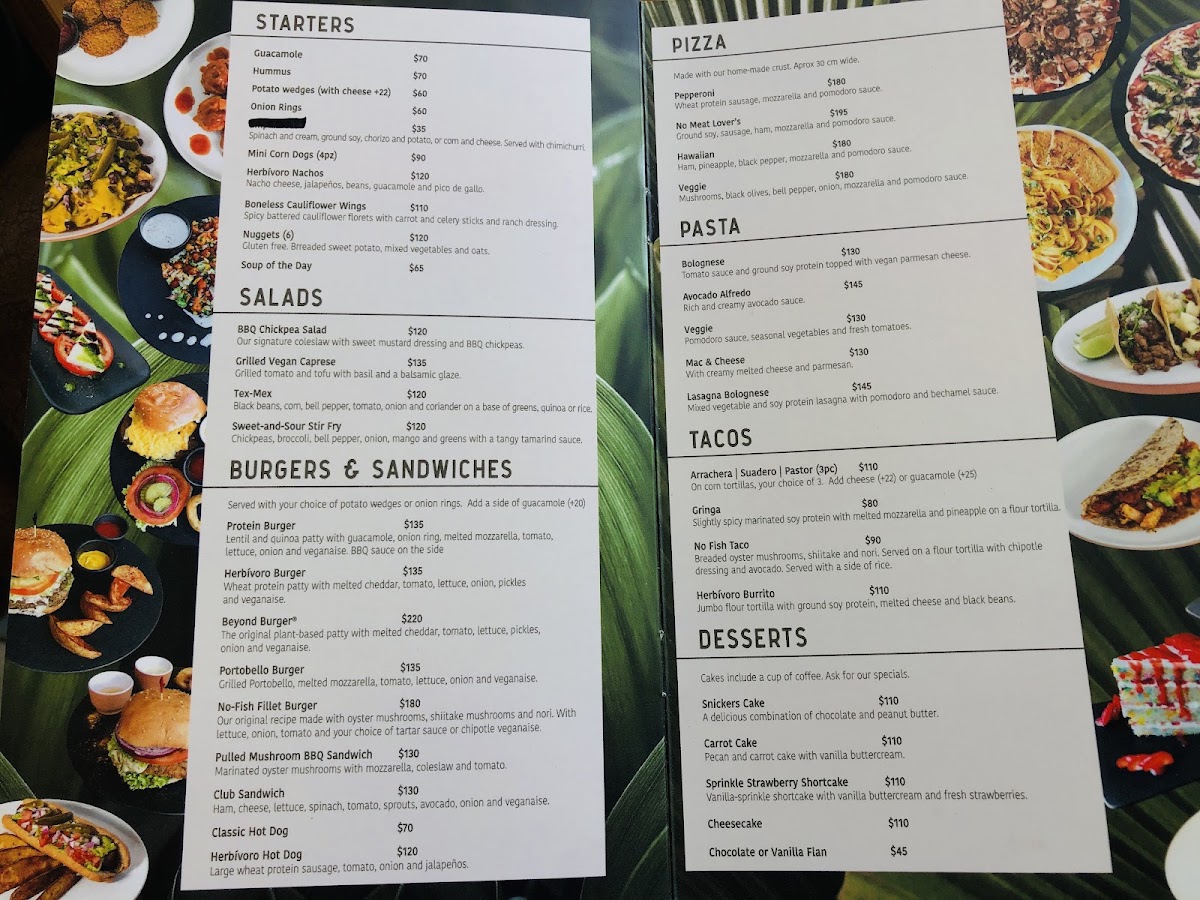 Herbívoro Menu 5