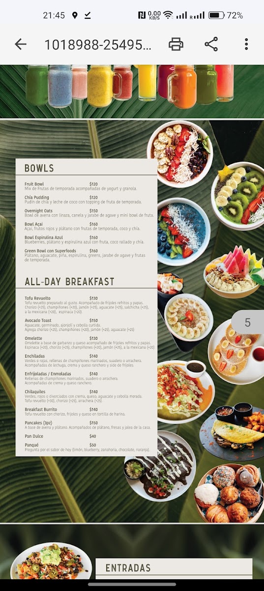 Herbívoro Menu 6