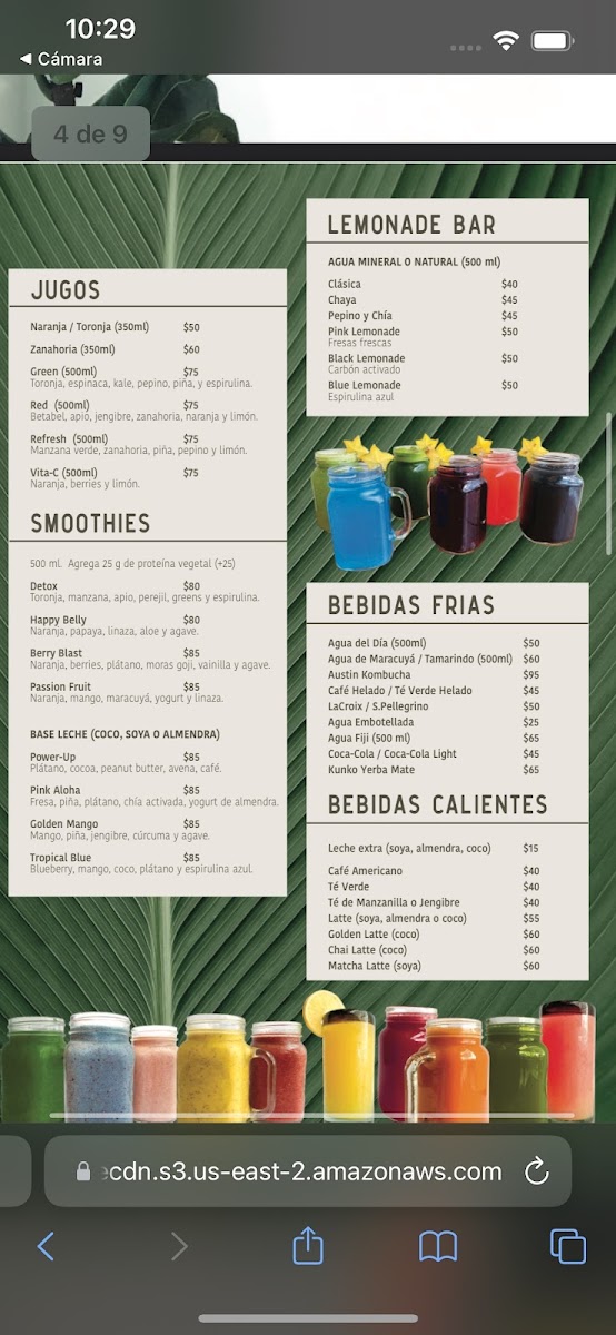 Herbívoro Menu 8