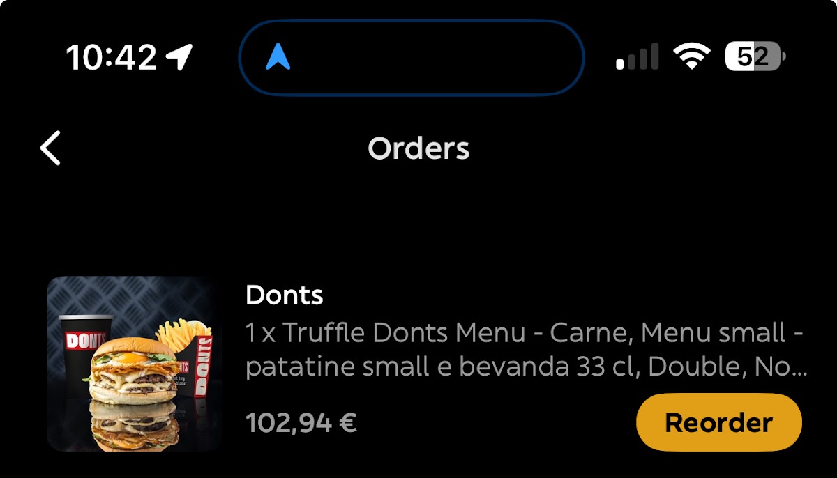Donts - Trastevere Menu 7