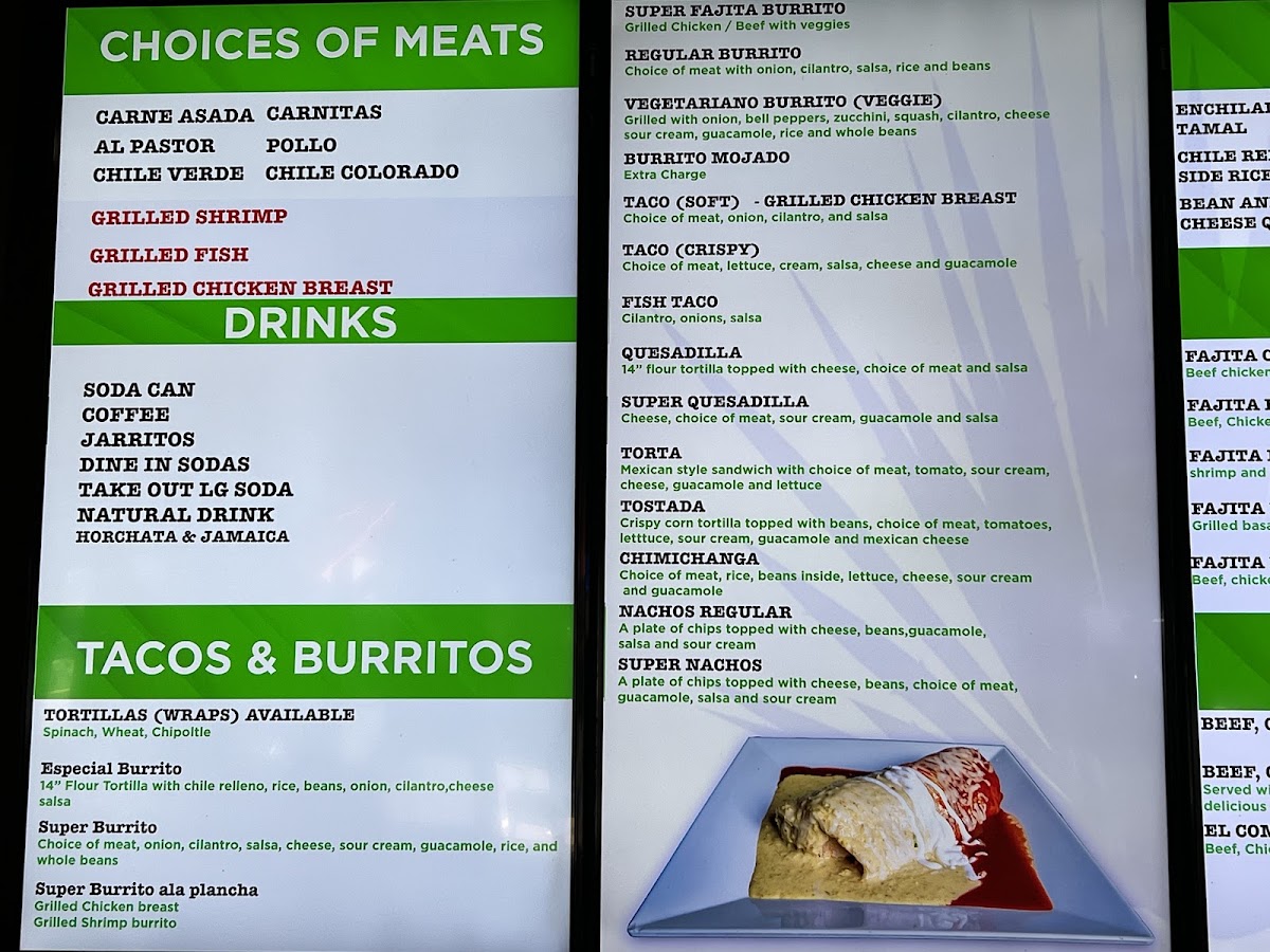 Taqueria El Compadre Menu 3