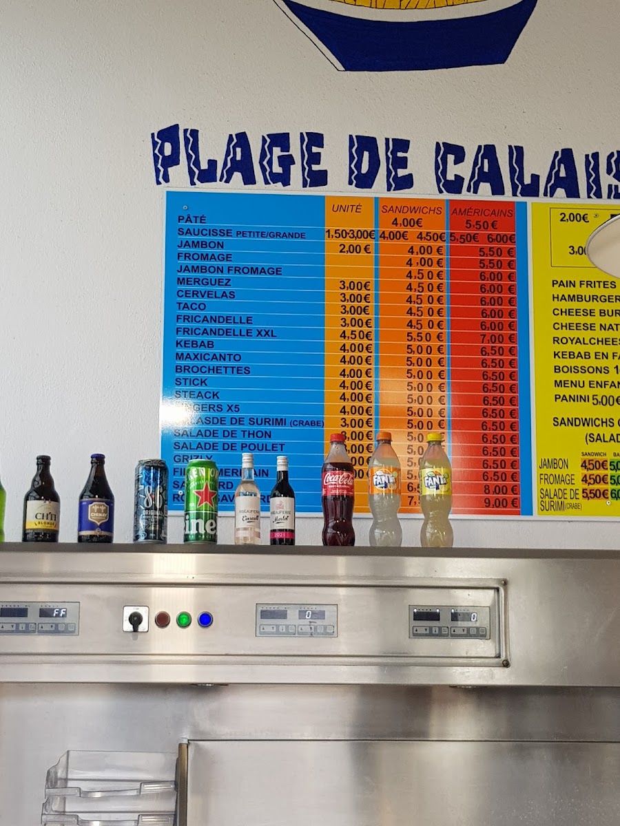 Friterie des Nations Menu 4