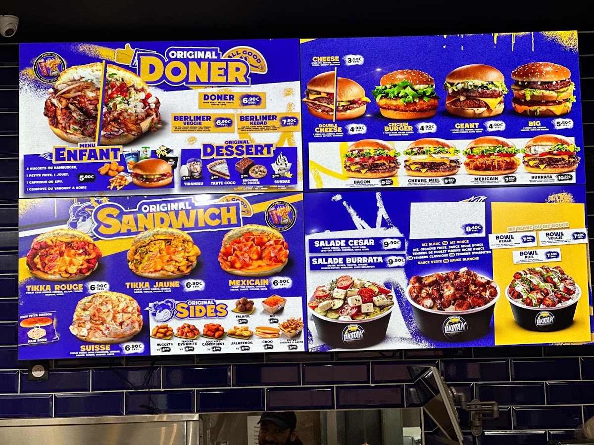 TAKOTAK Menu 1