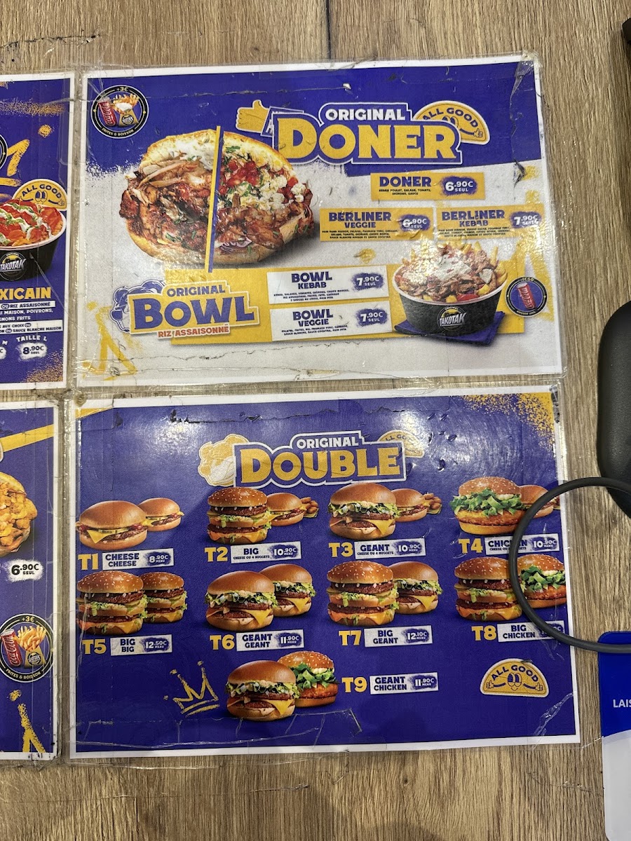 TAKOTAK Menu 4
