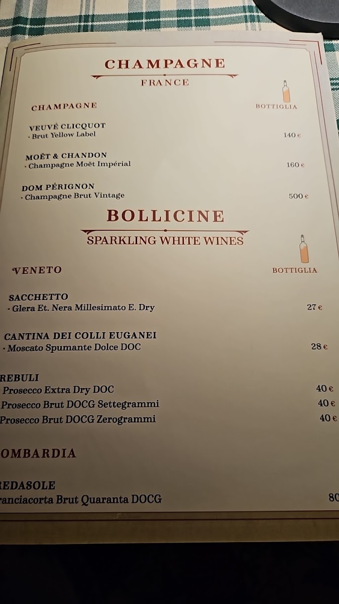 Restaurant Anonimo Veneziano Menu 6