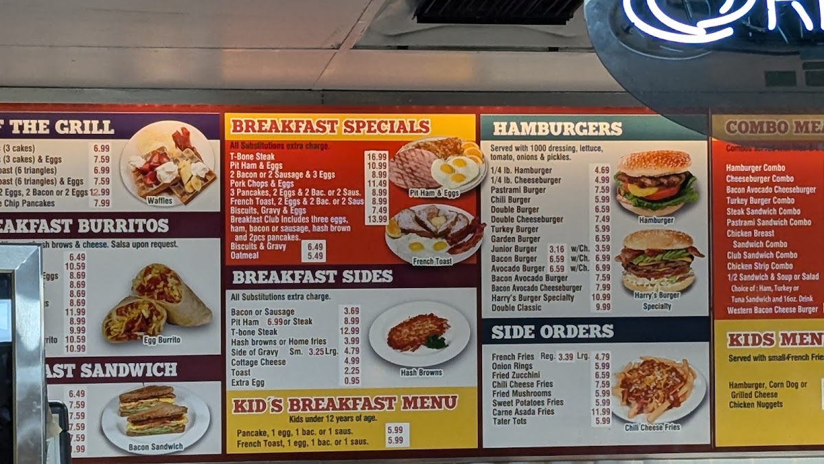 Harry's Place Menu 7
