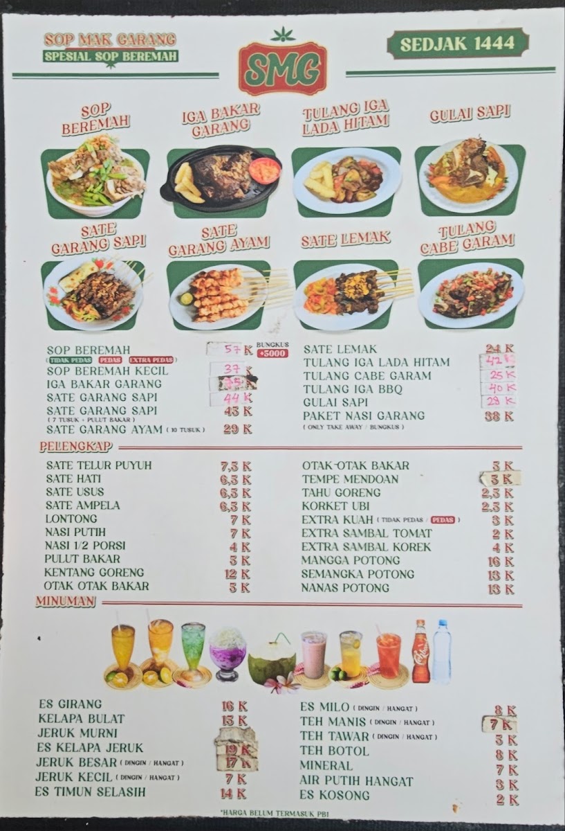 Sop Mak Garang - Perdana Menu 1