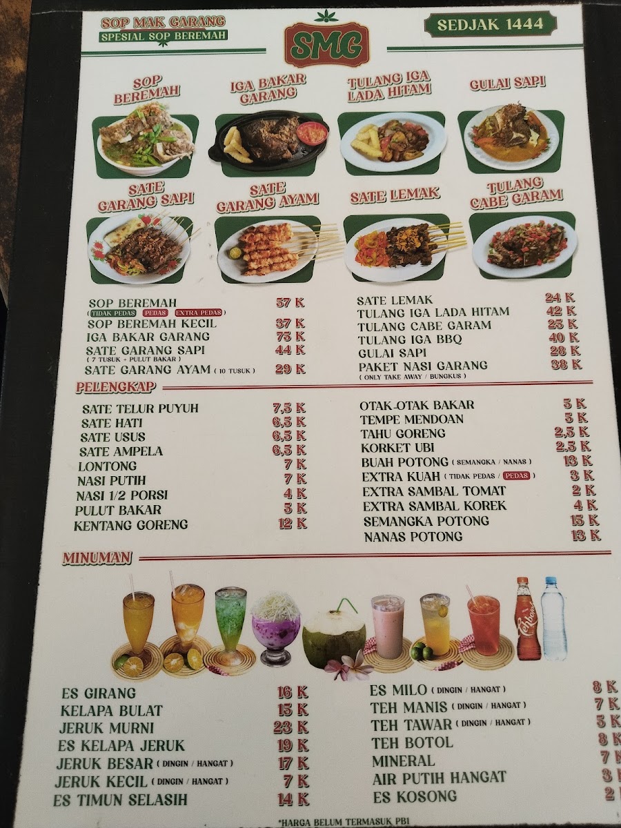 Sop Mak Garang - Perdana Menu 2