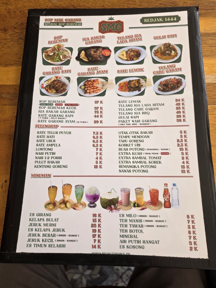 Sop Mak Garang - Perdana Menu 3