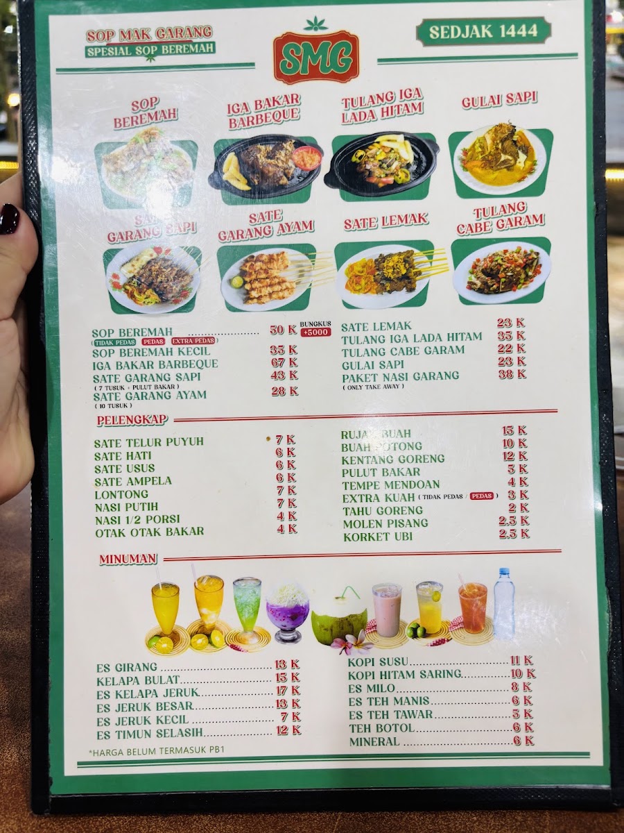 Sop Mak Garang - Perdana Menu 7