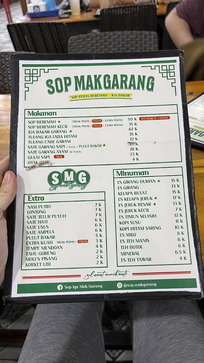 Sop Mak Garang - Perdana Menu 8