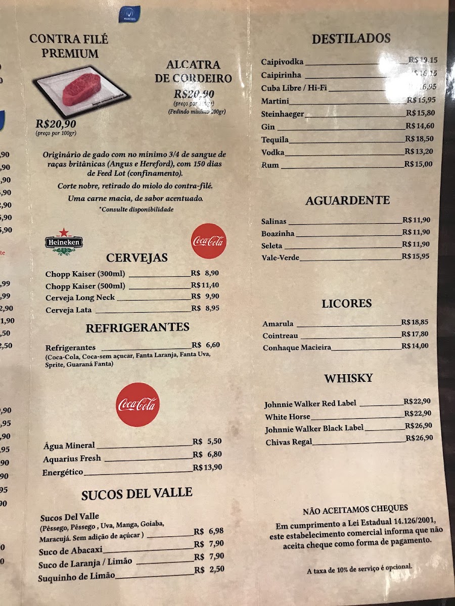 Cia Do Boi Menu 1