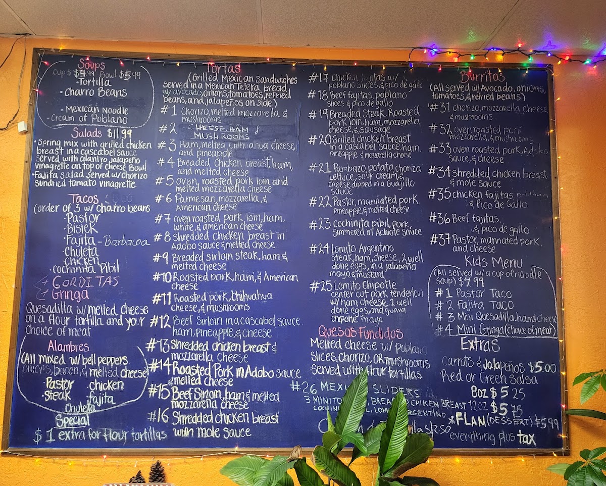 Mexico's Deli Menu 1