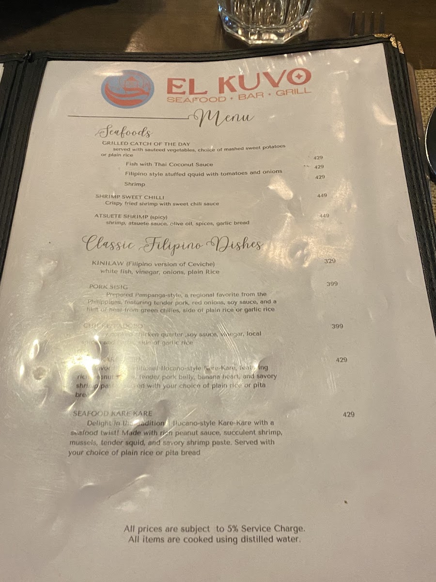 El Kuvo Menu 10