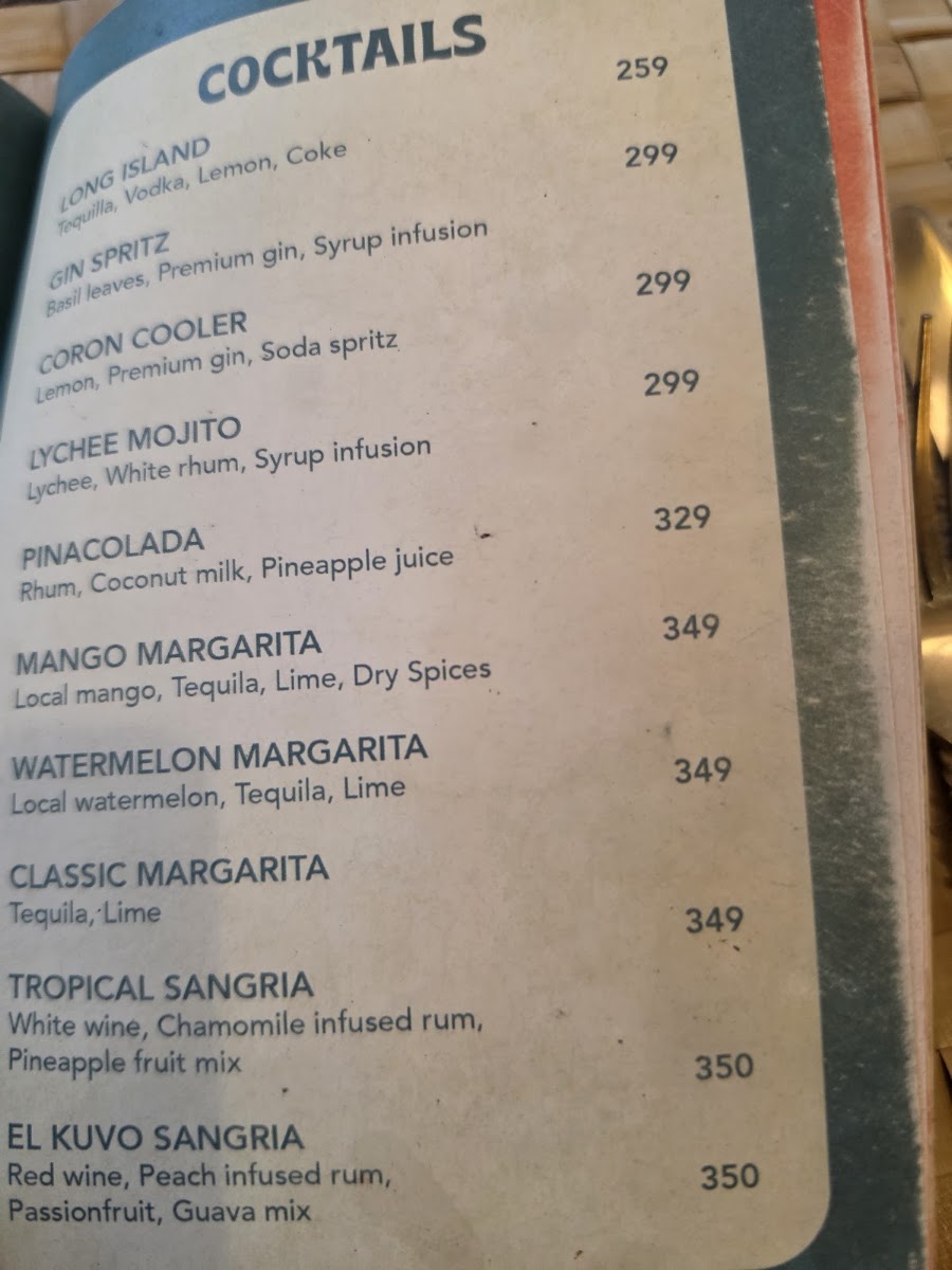 El Kuvo Menu 4