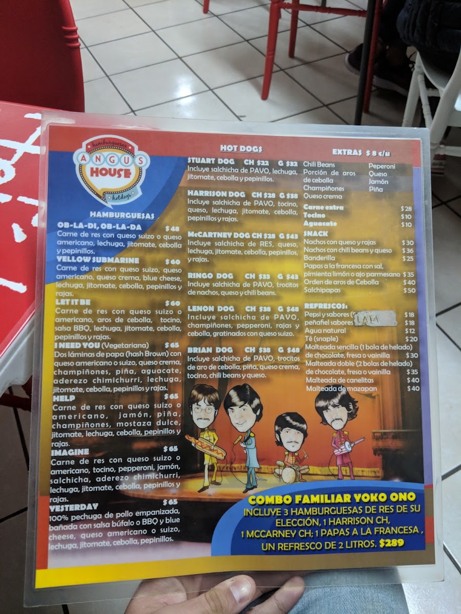 Angus House Menu 10